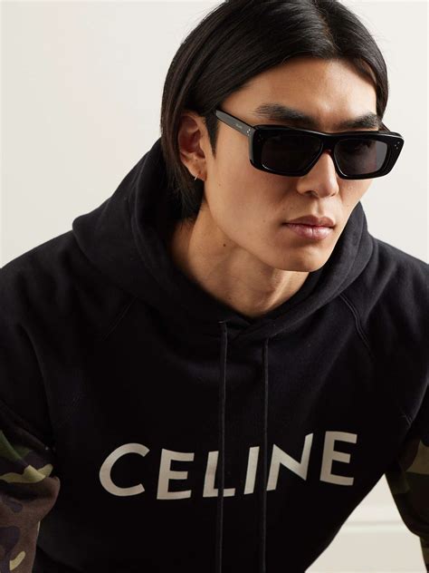 celine homme square-frame acetate sunglasses